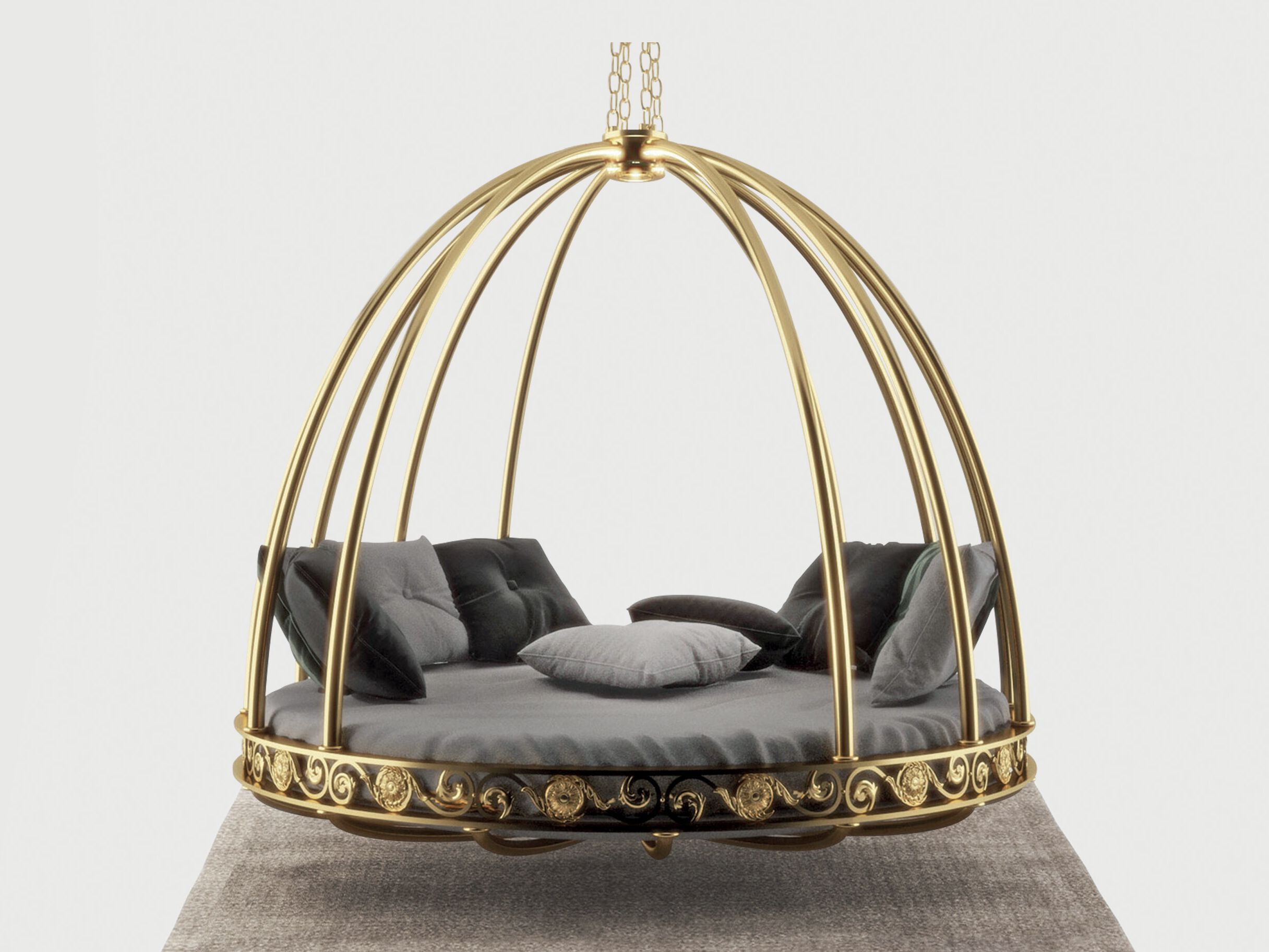 Подвесное кресло из нержавеющей стали Galbiati Exclusive Interiors ARCH-00044713