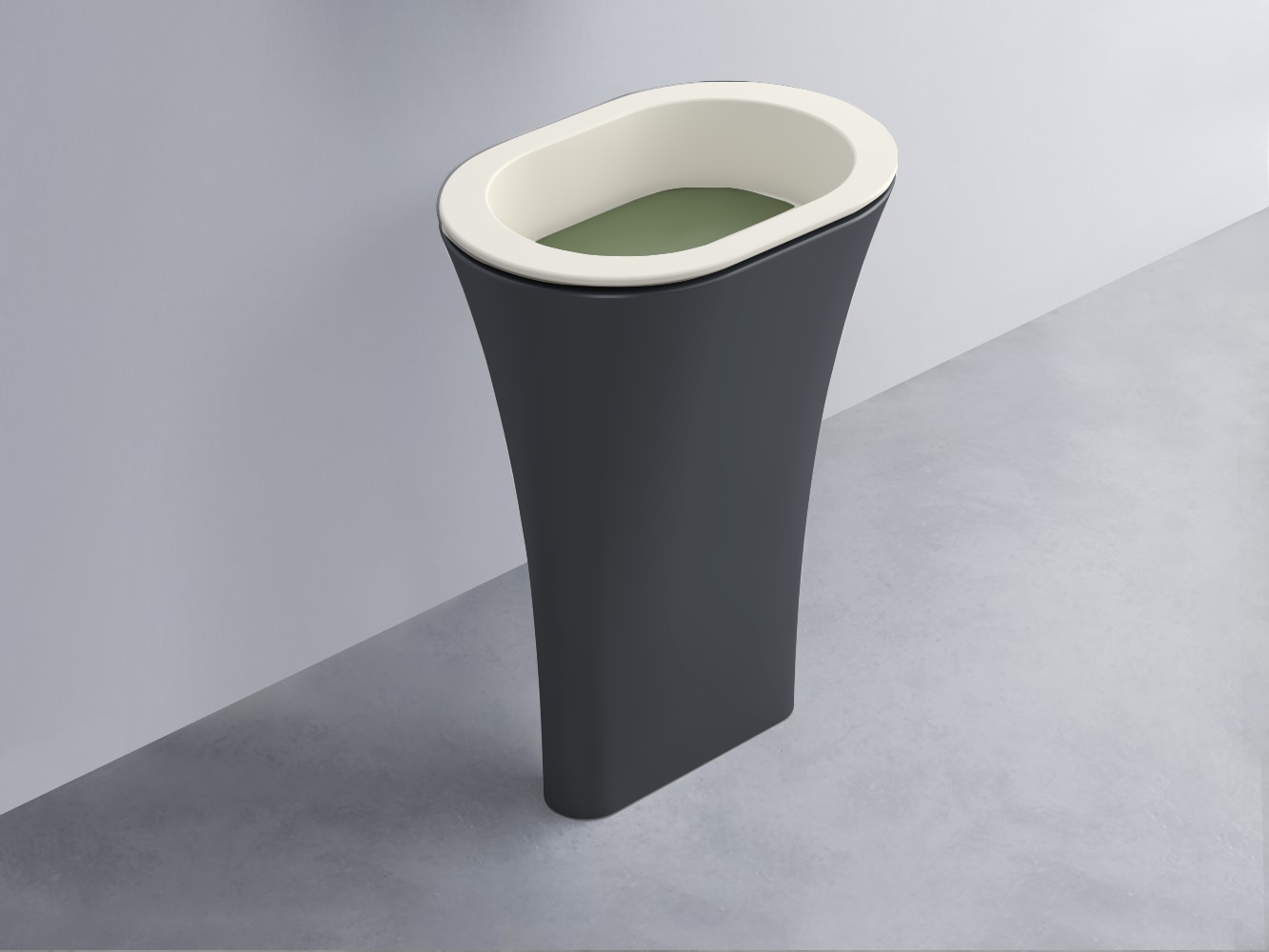 AMLA65-TL+AMPILO-AG+AMCOLO-BA Раковина Amedeo Ovale отдельностоящая cielo Enjoy + Amedeo Ceramica Cielo