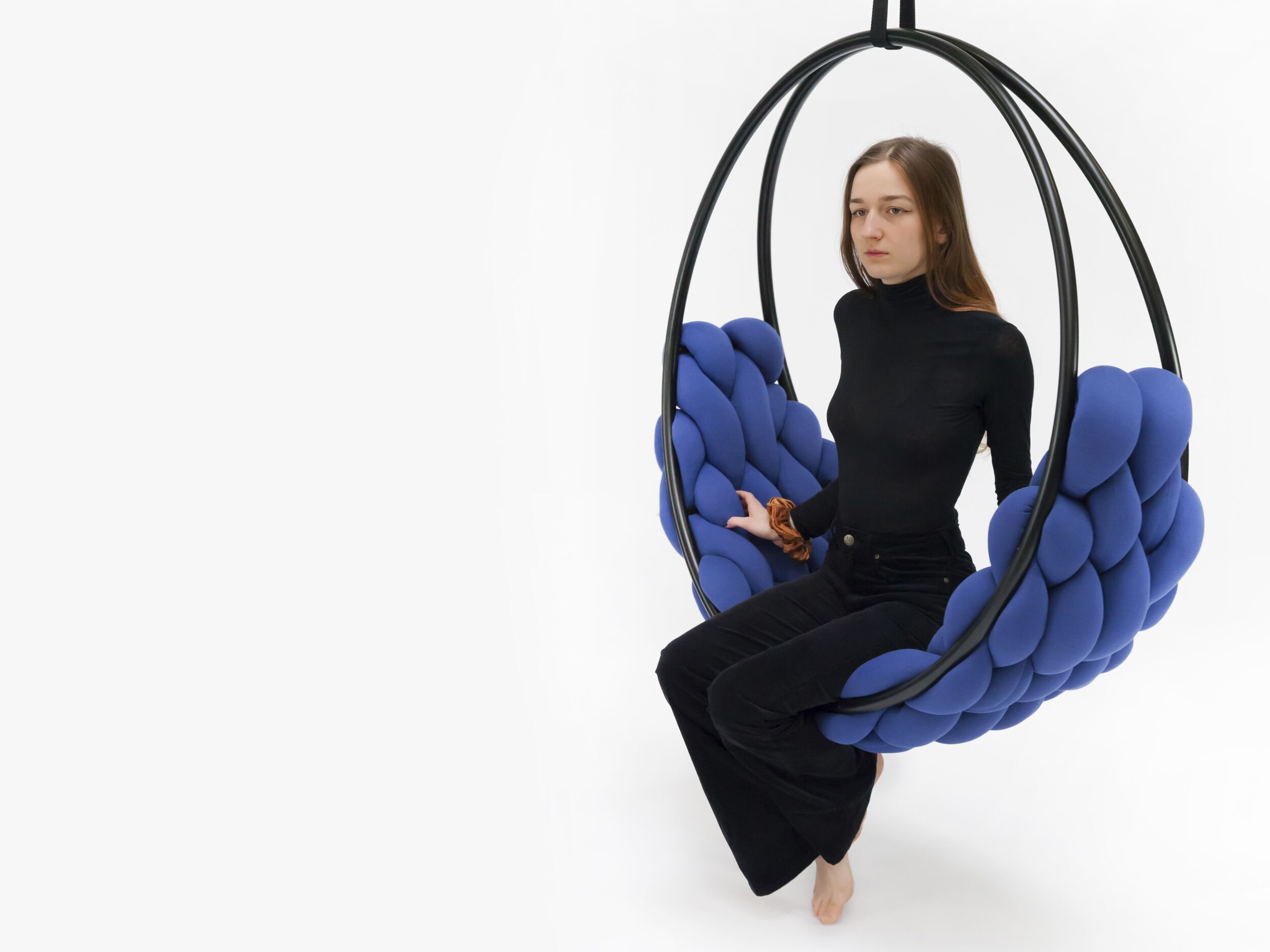 Хлопковое подвесное кресло Iwona Kosicka Design SWING PLAIT ARCH-00136062 - Вид №6