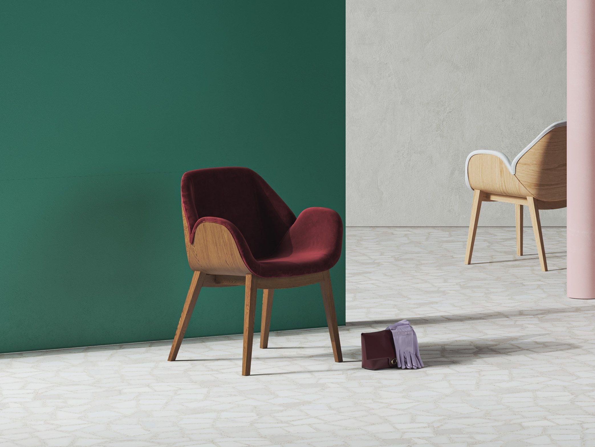 Тканевое кресло ALMA DESIGN Lips ARCH-00150494 - Вид №3