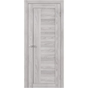 87404345 Дверь межкомнатная остекленная с замком и петлями в комплекте Парма 70x200 см вертикальная ПВХ цвет холодное дерево STLM-0073737 PORTIKA