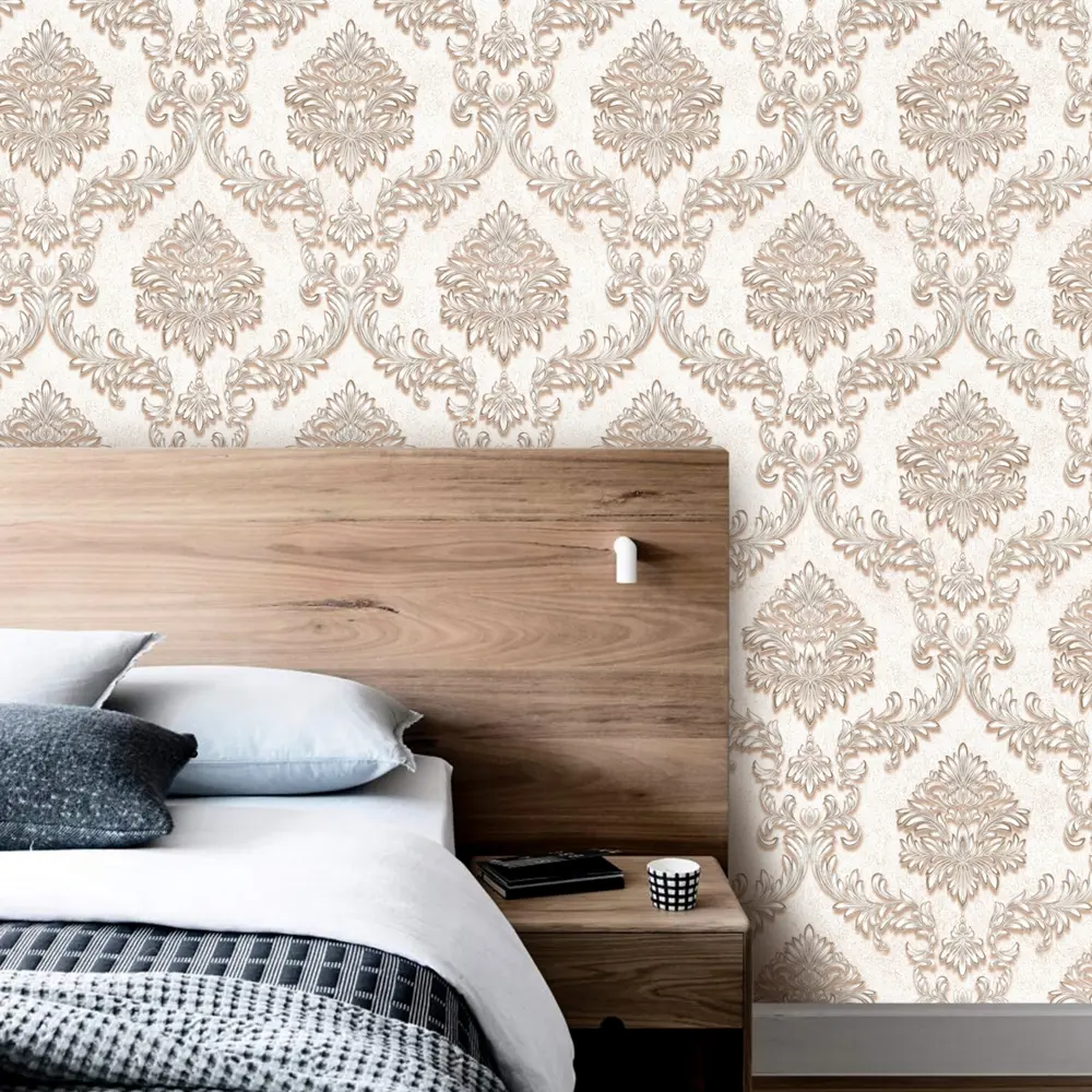 Обои флизелиновые Vilia Виконт 1.06x10 м бежевые 1505-63 STLM-2148774 - Вид №3