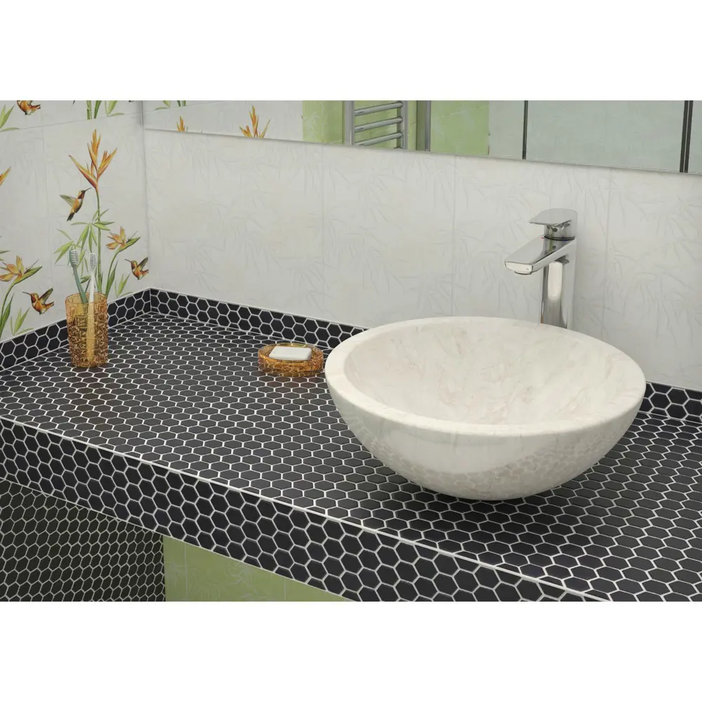 Мозаика Artens, 30х26 см, керамика, цвет чёрный STLM-2004691