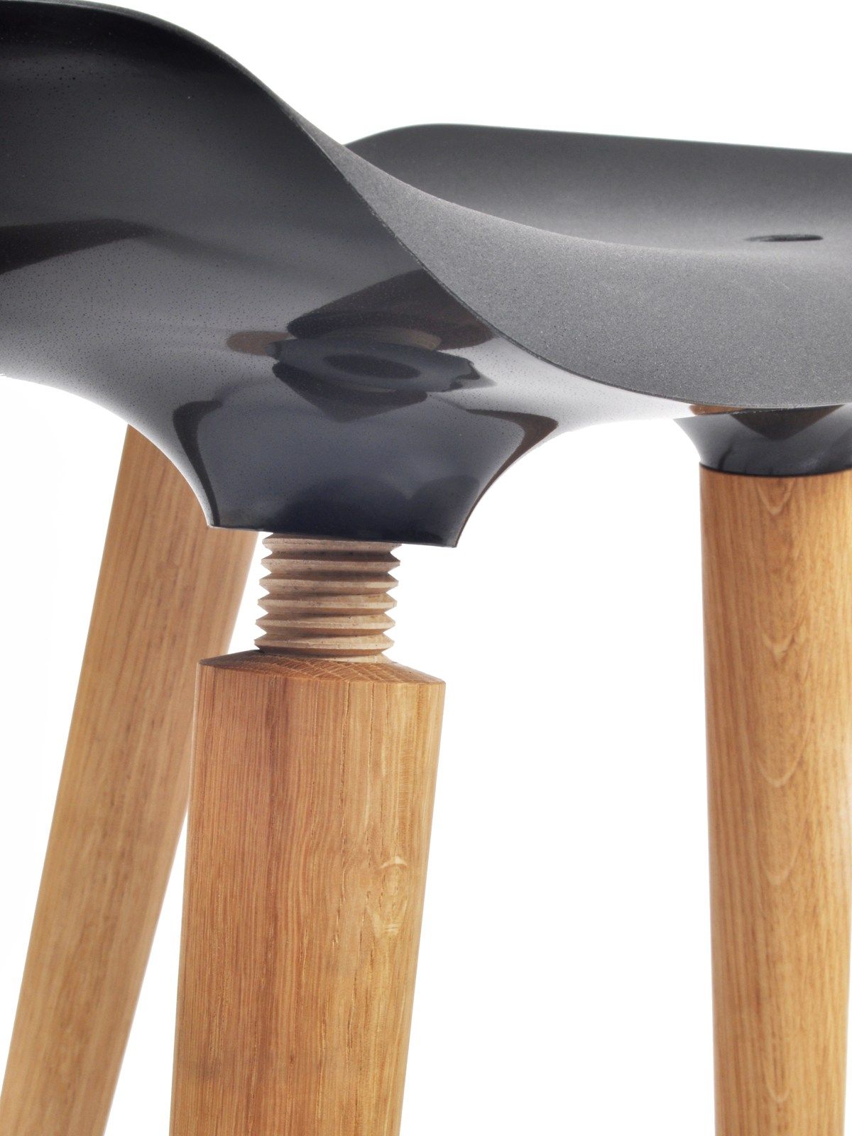 Высокий стул из дерева и полипропилена Quinze & Milan Pilot ARCH-00042201 - Вид №14