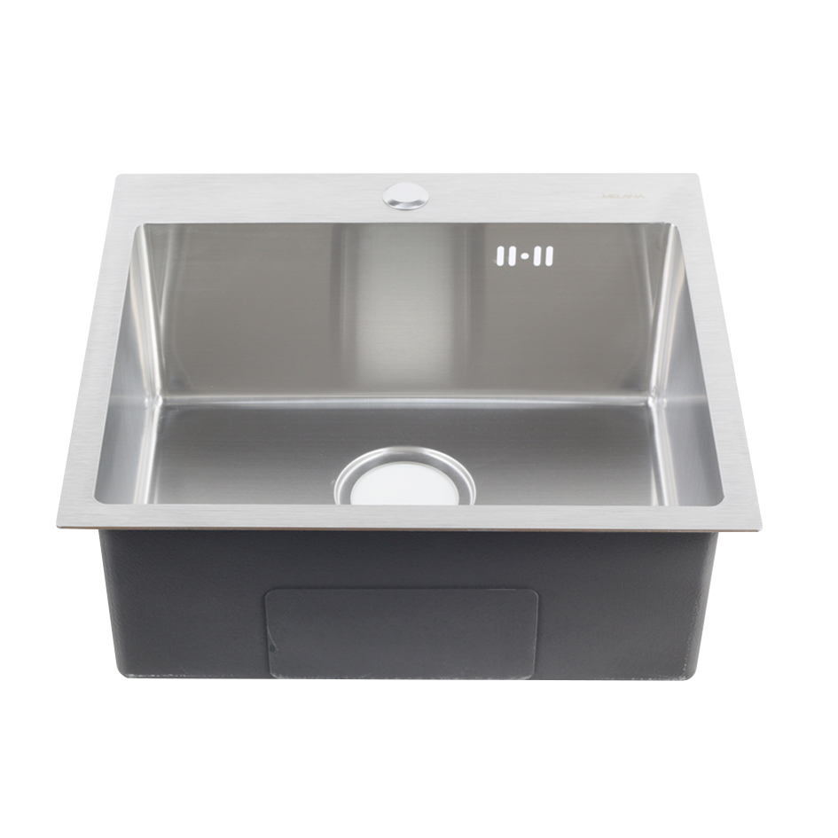 Мойка H5045 MELANA ProfLine 3,0/200 САТИН врезная прямоугольная с коландером H5045 H5045 сатин