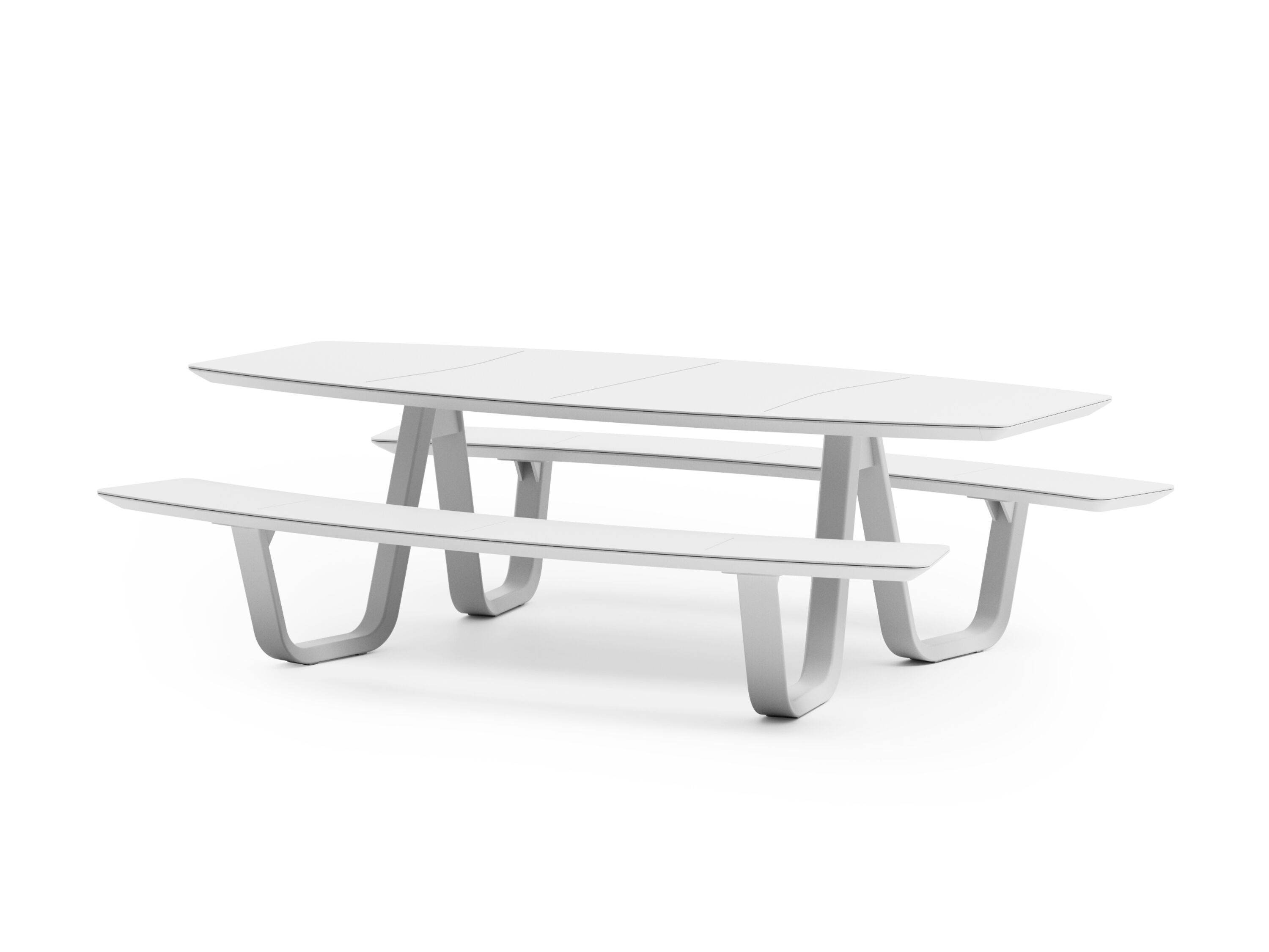 Прямоугольный стол для пикника со встроенными скамейками Atmosphera 8teen ARCH-00084249 - Вид №13