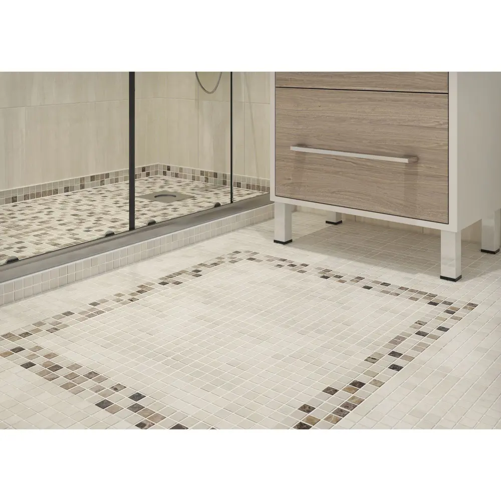 Мозаика мраморная Artens Micro 30x30 см цвет кремовый STLM-2153396 - Вид №7