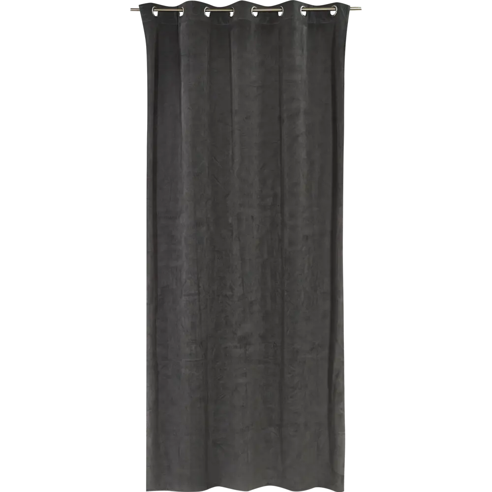 Штора на люверсах «Lilou» 140х260 см цвет тёмно-серый Atmosphera STLM-2006021