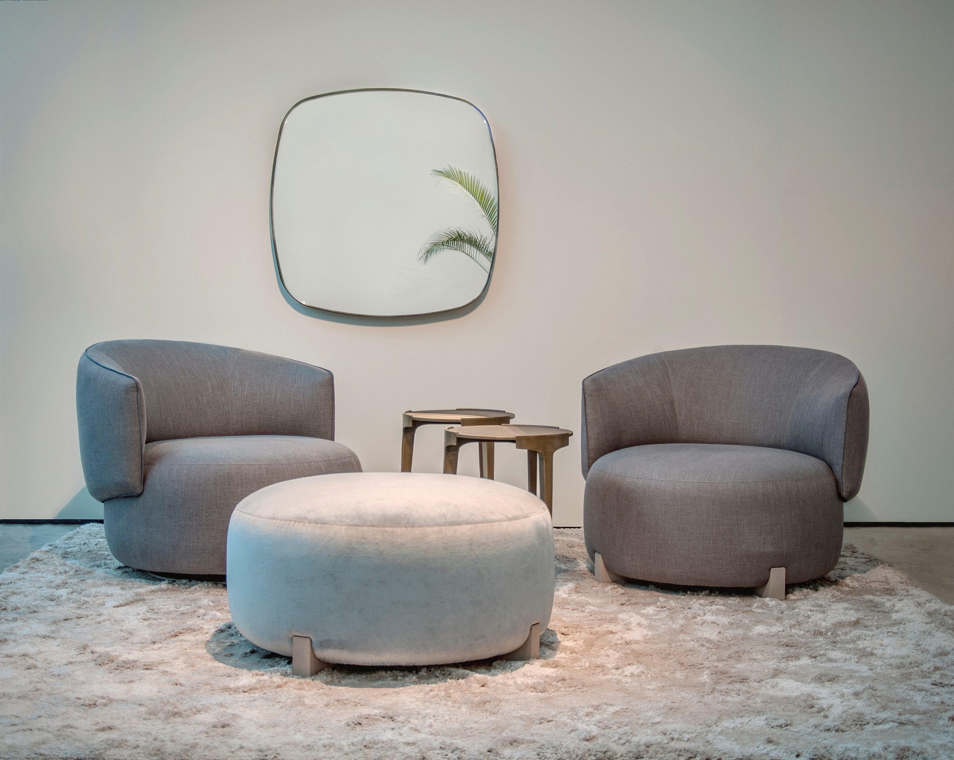 Круглый пуф из ткани Piet Boon Джейн ARCH-00089615 - Вид №3