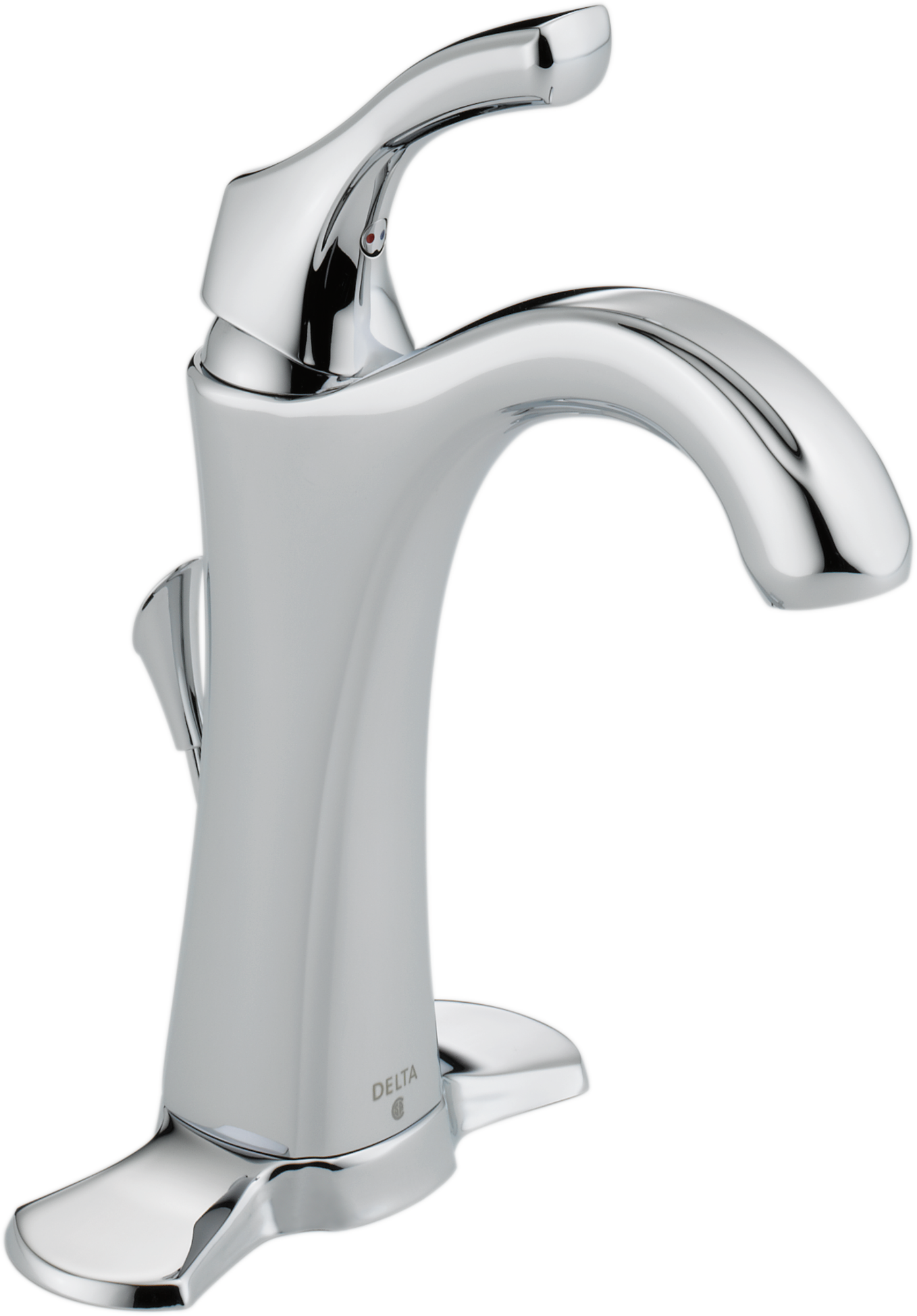 592-PT-DST Смеситель для ванной комнаты с одной ручкой Delta Faucet Addison Выдержанный оловянный  - Вид №1