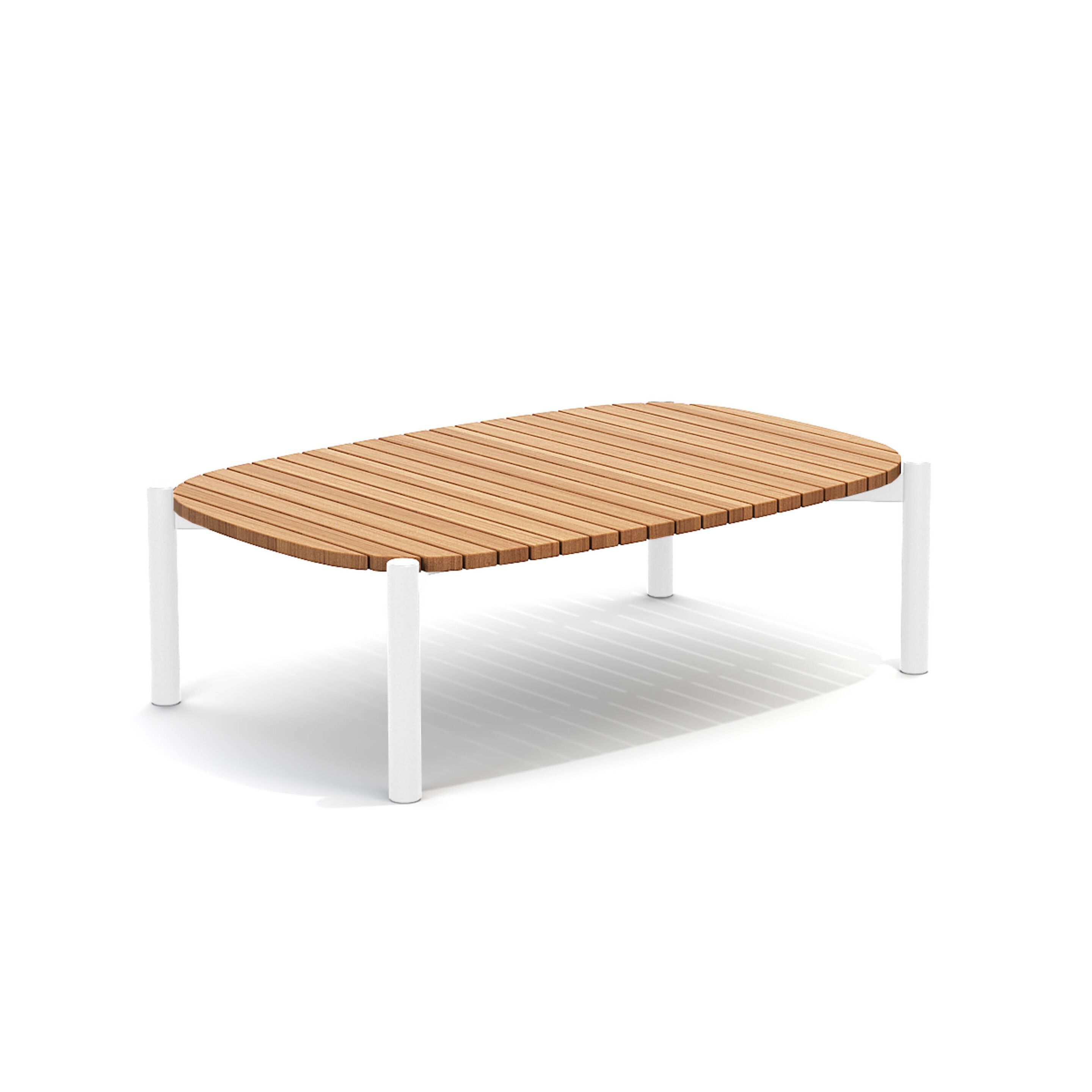 Прямоугольный садовый столик из тика и алюминия Atmosphera ARCH-00122548 - Вид №1