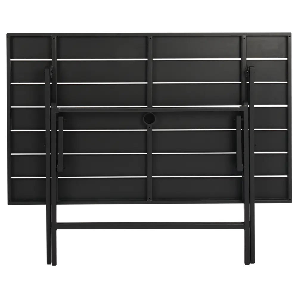 Садовый стол нераздвижной складной BEGINIA Lama 122x76x72 см сталь серый STLM-2114191 - Вид №8