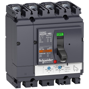 LV433493 Силовой автомат NSX, 100кА, 4P, 250А Schneider Electric Compact