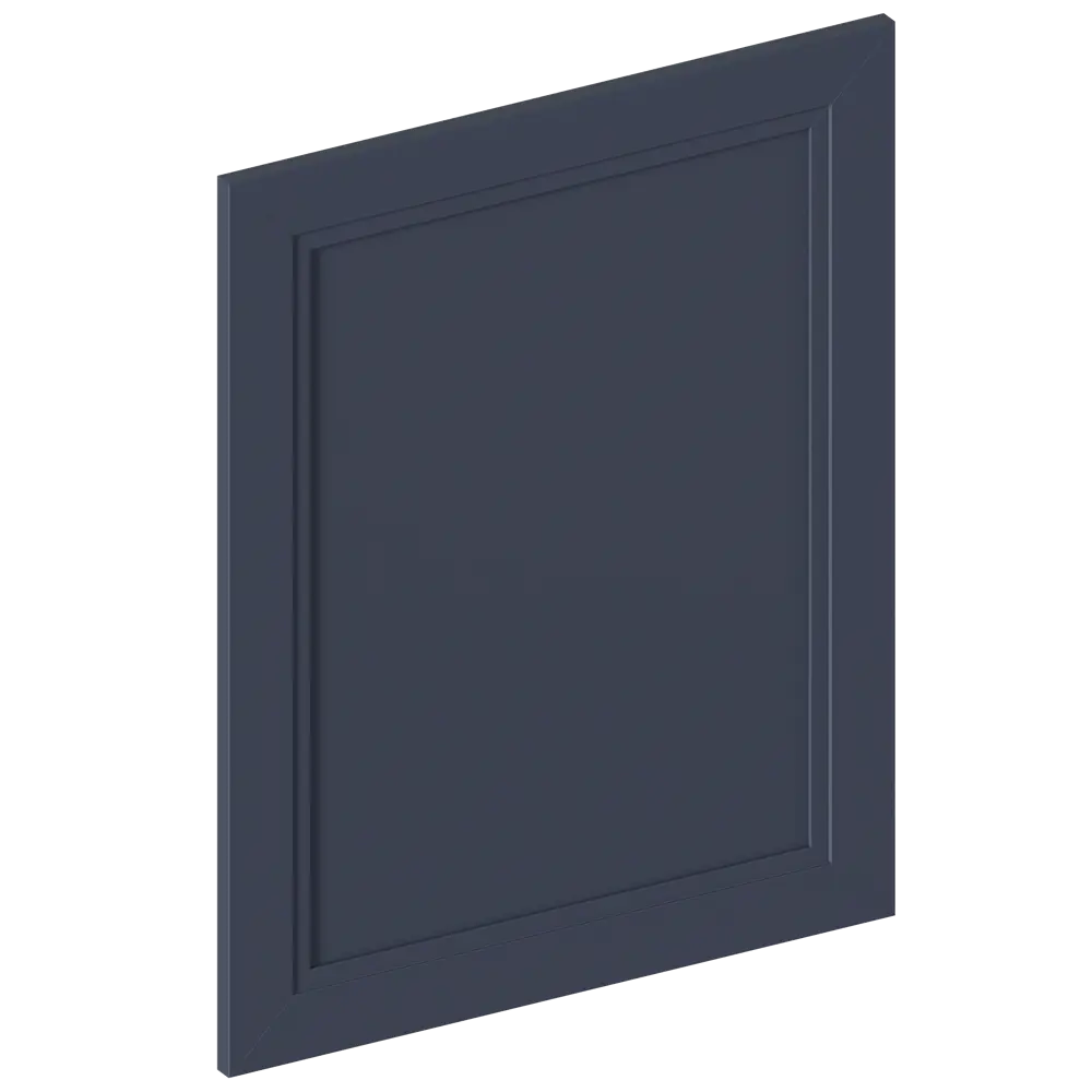 KONSENSA Фасад Котлас синий матовый 60×77 см для кухни в неоклассике 89409666 STLM-1579780 - Вид №1