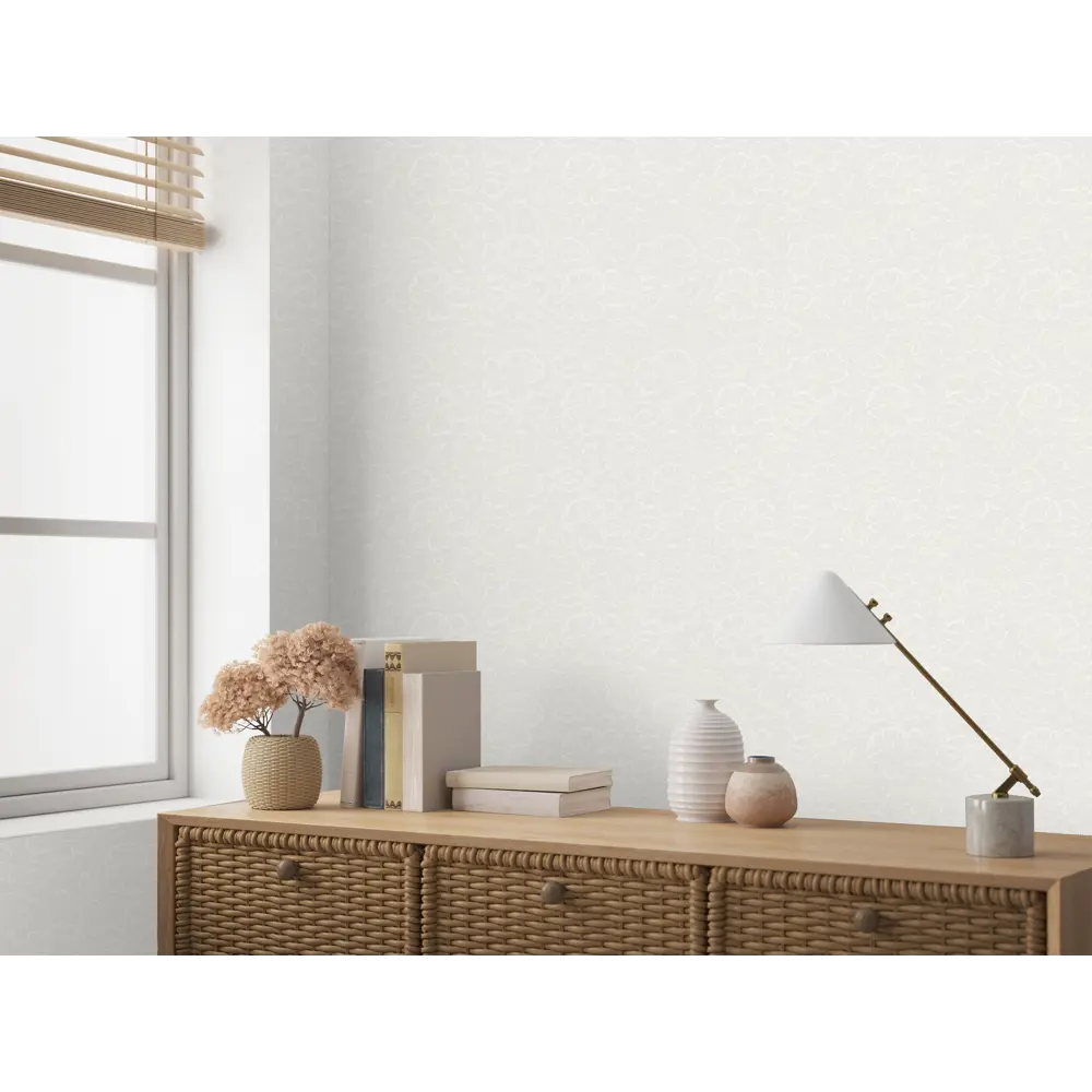 Обои флизелиновые Victoria Stenova Rasario белые 1.06 м VS587101 STLM-2178381