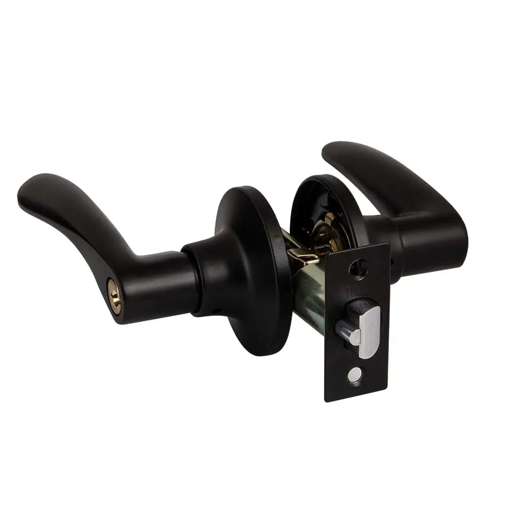 Ручка-защелка Fuaro 620/BL BL-E с ключами и фиксатором, цвет черный STLM-2040771 - Вид №1