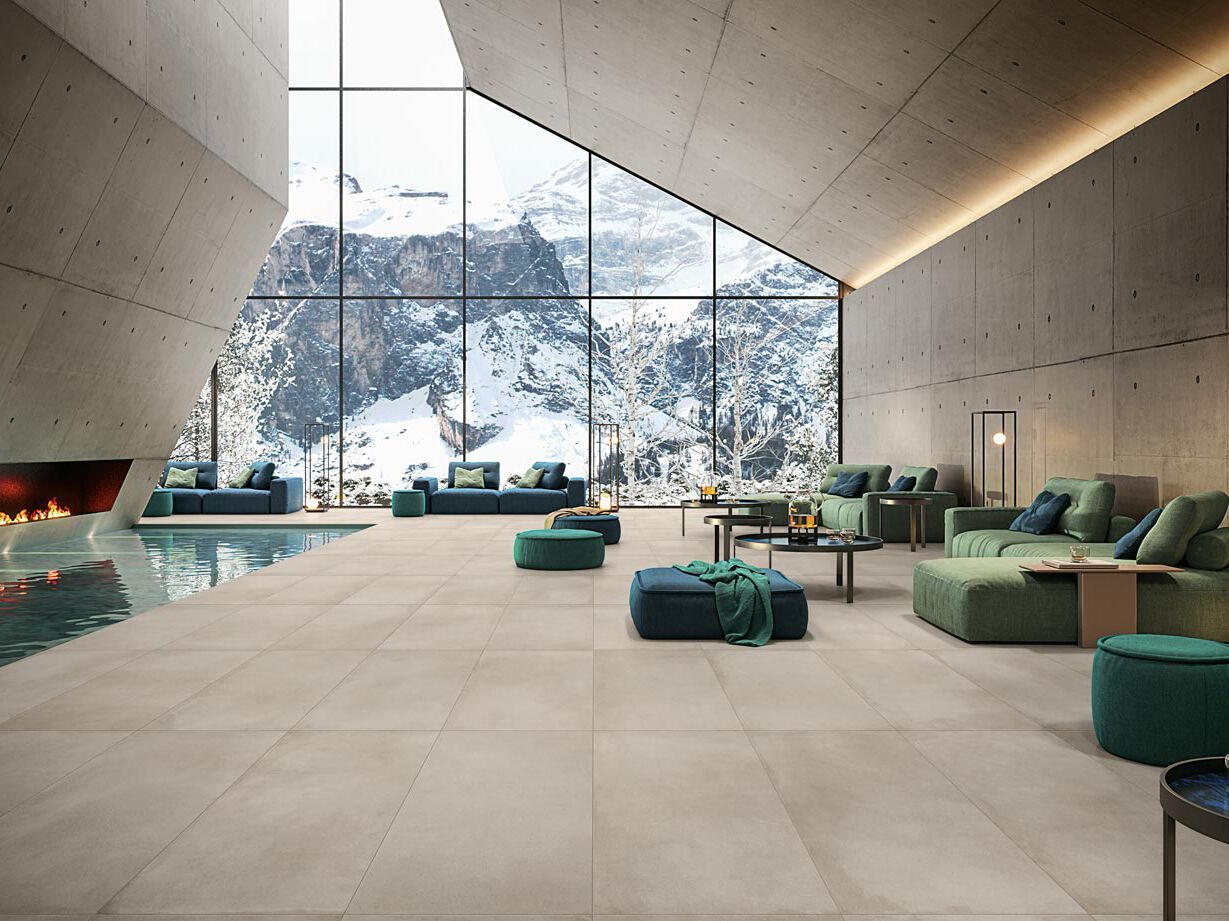 Пол/облицовка керамогранита с эффектом цемента NOVOCERAM UTOPIE ARCH-00099472