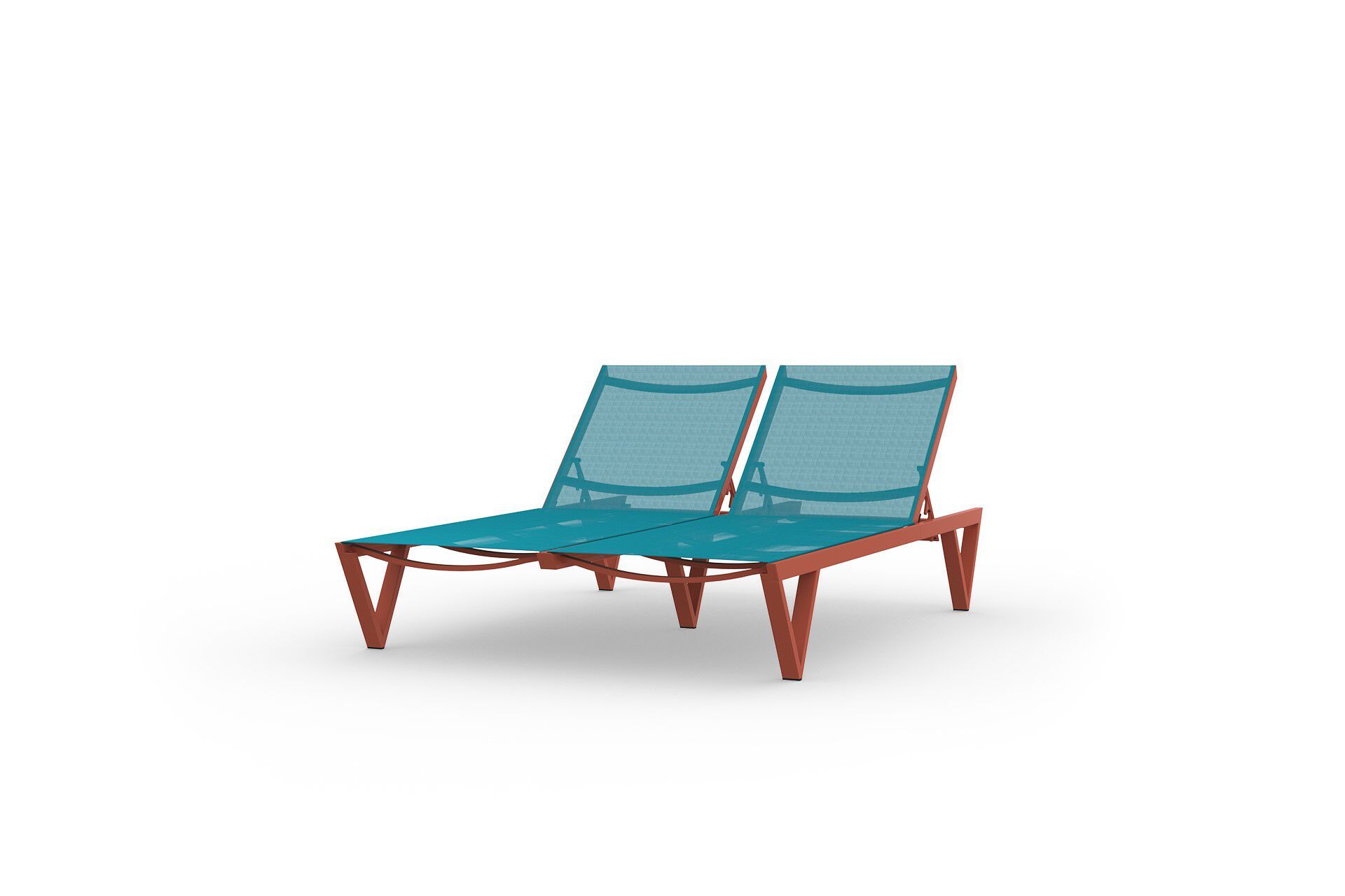 Алюминиевая двуспальная кровать для сада и Batyline® MAMAGREEN ARCH-00031461 - Вид №3