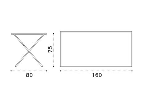 Складной металлический обеденный стол Ethimo ARCH-00140298 - Вид №5