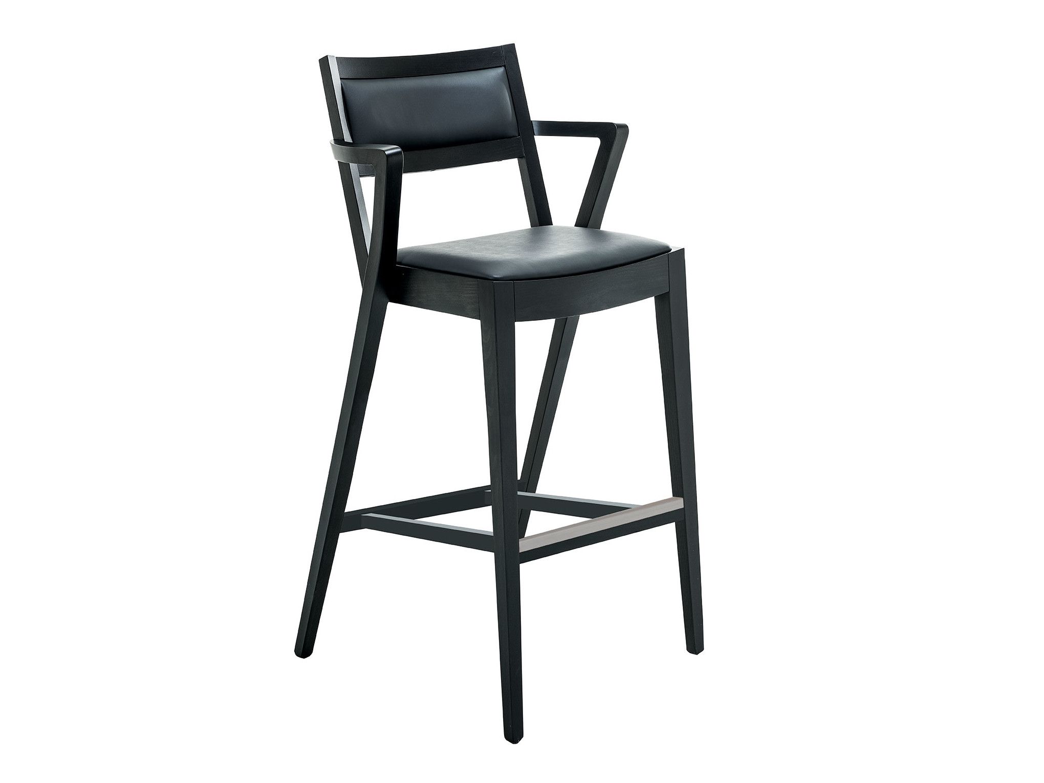 Деревянный барный стул с мягким сиденьем Sedex Fly ARCH-00152123 - Вид №1