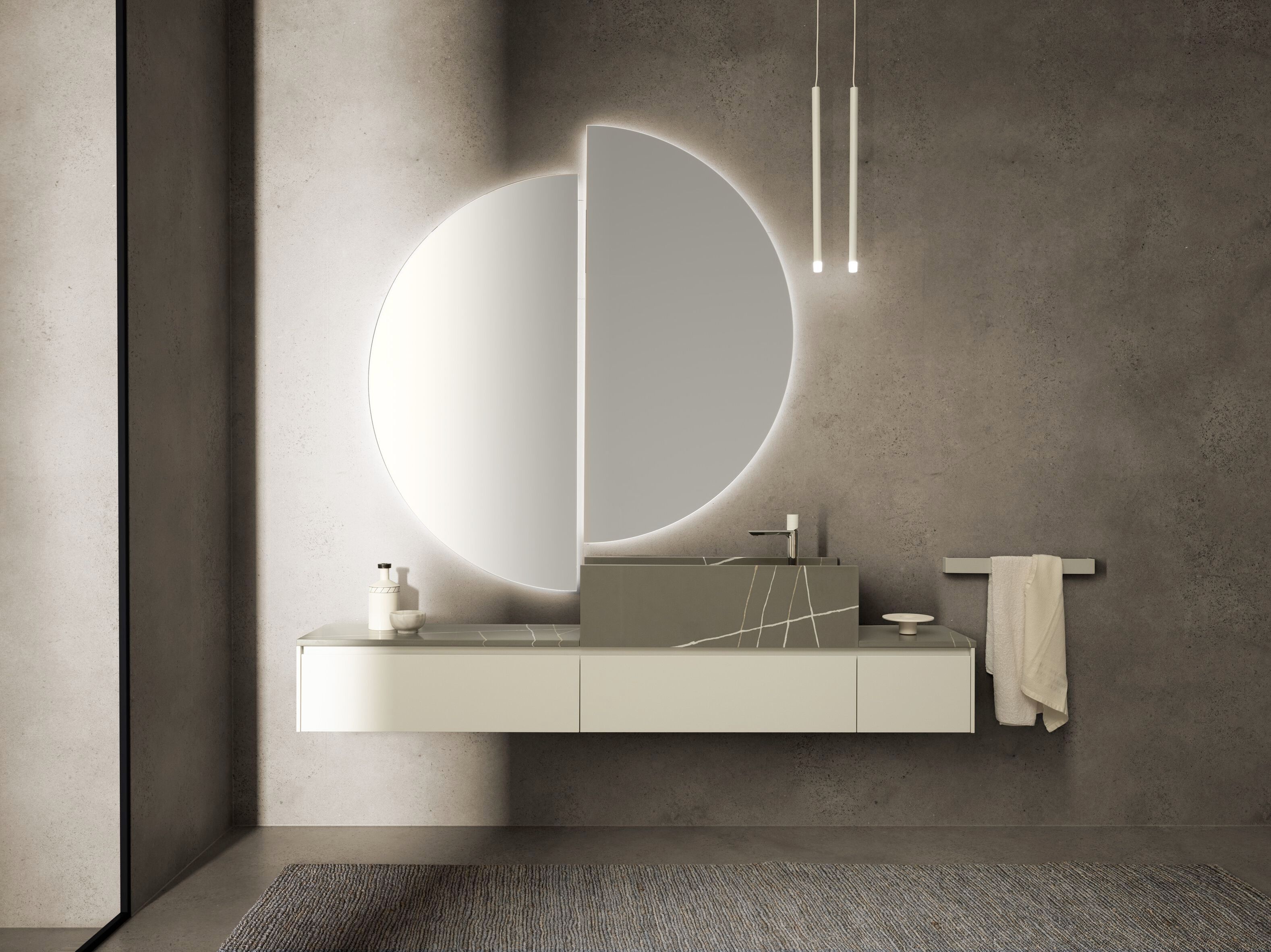 Okite Wood single lavabo lavabo Mobile Archeda тюль ARCH-00057672