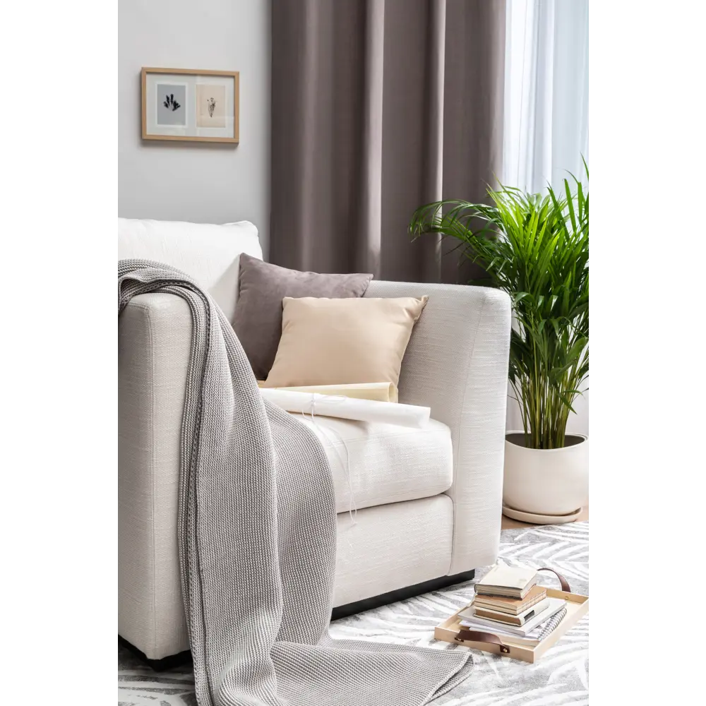 Ковёр Maya, 1.6х2.3 м, цвет серебряный DEVOS-CABY STLM-2196219 - Вид №4