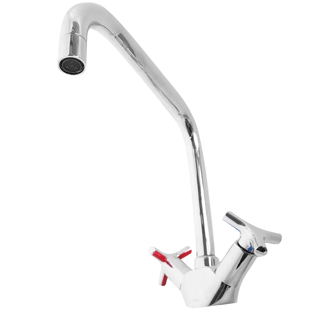 Смеситель для кухни Vidima Trinity 24.1 см цвет хром STLM-2028665 - Вид №3