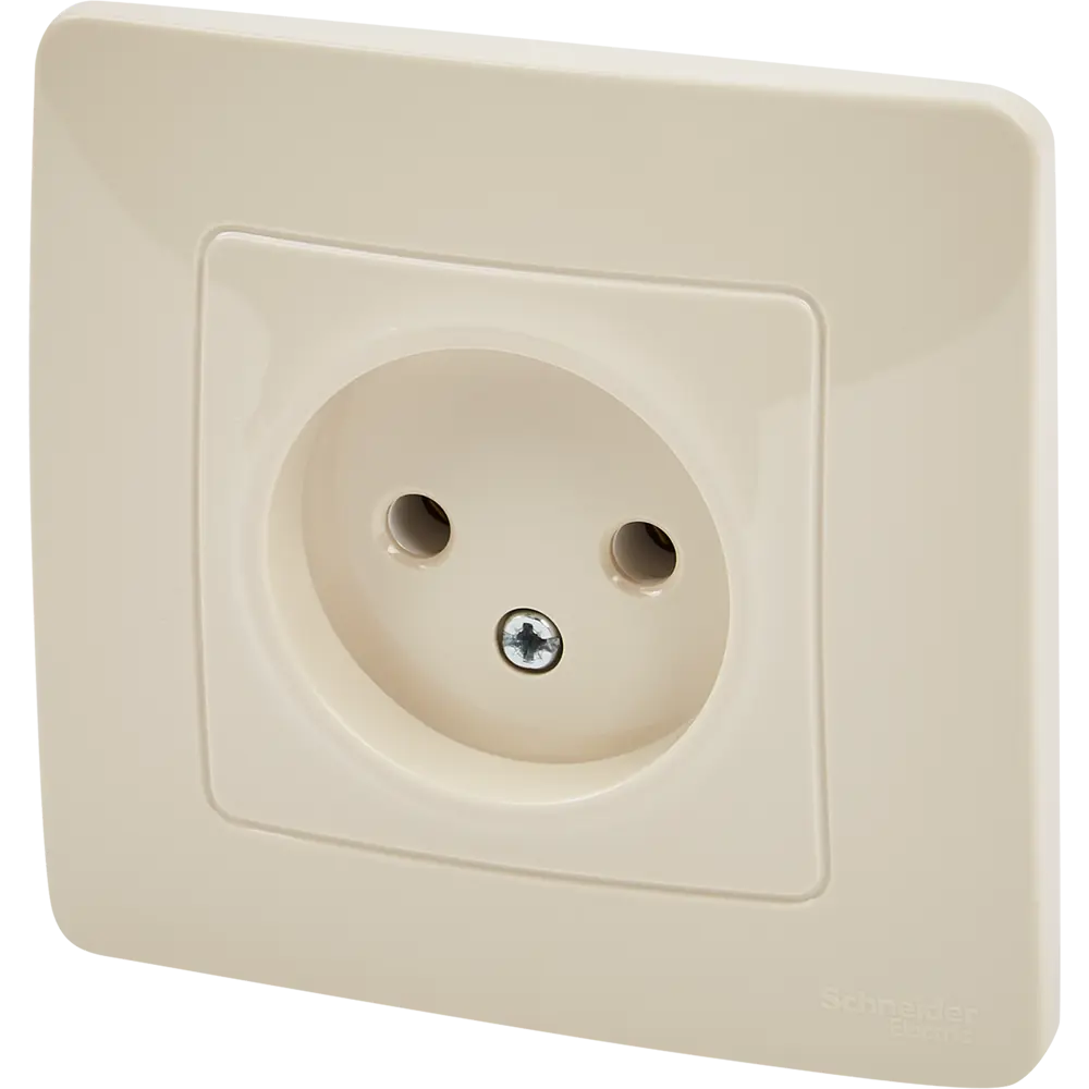Розетка встраиваемая Systeme Electric Blanca без заземления без шторок 16 А цвет бежевый STLM-2193978 - Вид №1