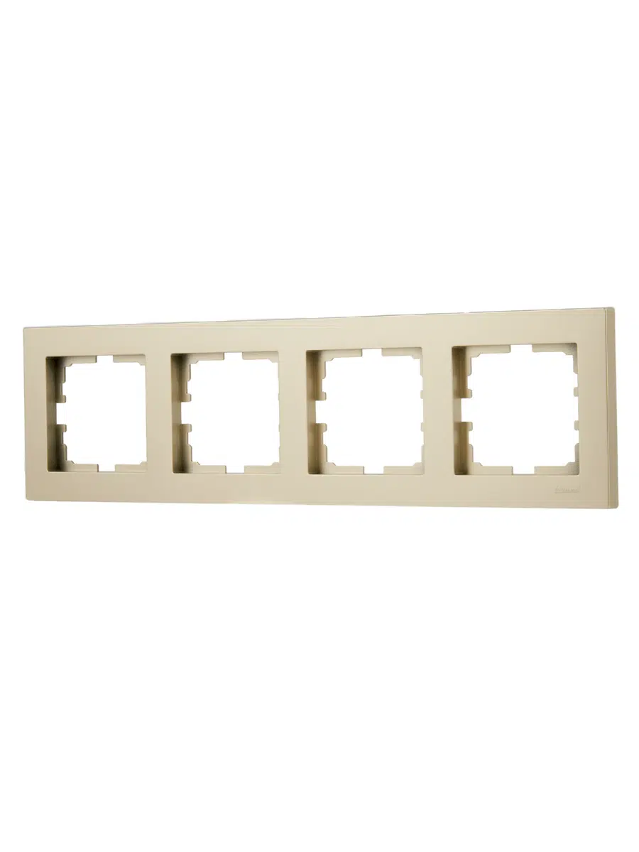 VESNA Рамка 4-ая горизонтальная без вст золото LEZARD 742-3600-149 - Вид №2