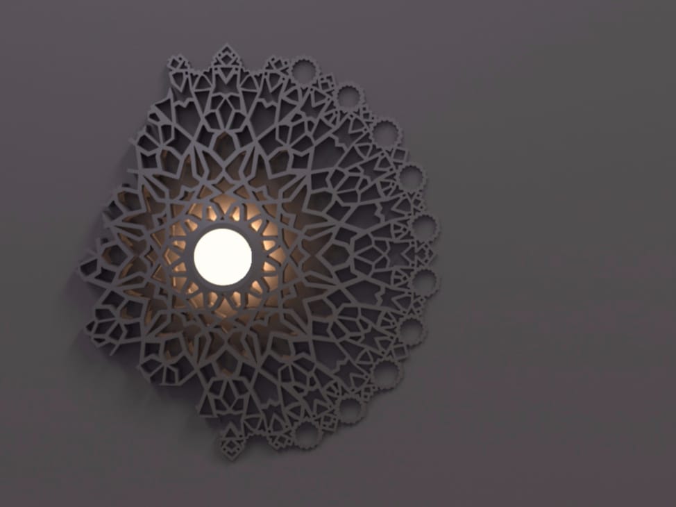 Технический мраморный светодиодный настенный светильник Karman Notredame ARCH-00134208 - Вид №5