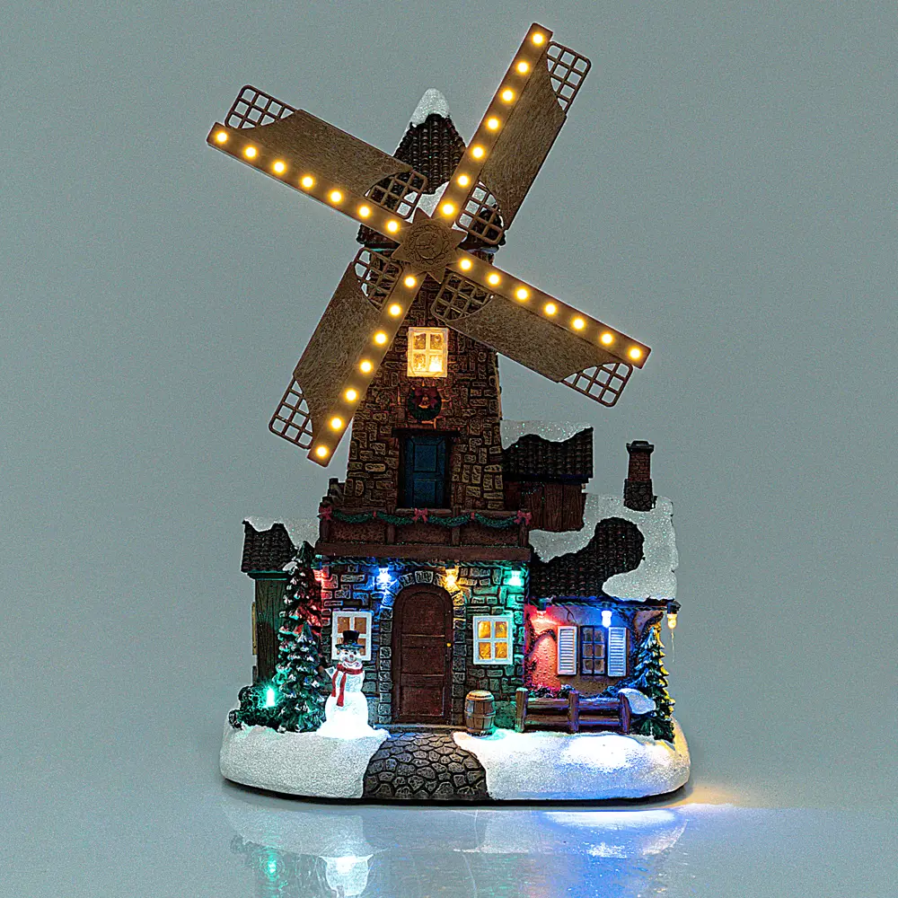 89368032 Новогодняя композиция светящаяся Мельница STLM-1393162 Santreyd  - Вид №1