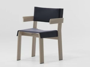 Kettal Алюминиевый стул с подлокотниками Band