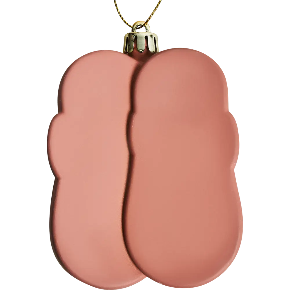 87036516 Елочная игрушка Туфли 10x7.5 цвет розовый STLM-1412747 Santreyd  - Вид №1