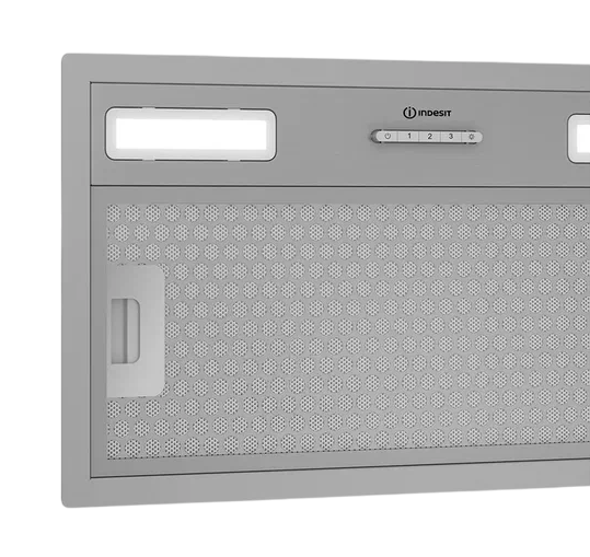 9279175 Вытяжка полновстраиваемая Indesit INAE 64LM IX серебристый STDN-0133765 - Вид №2