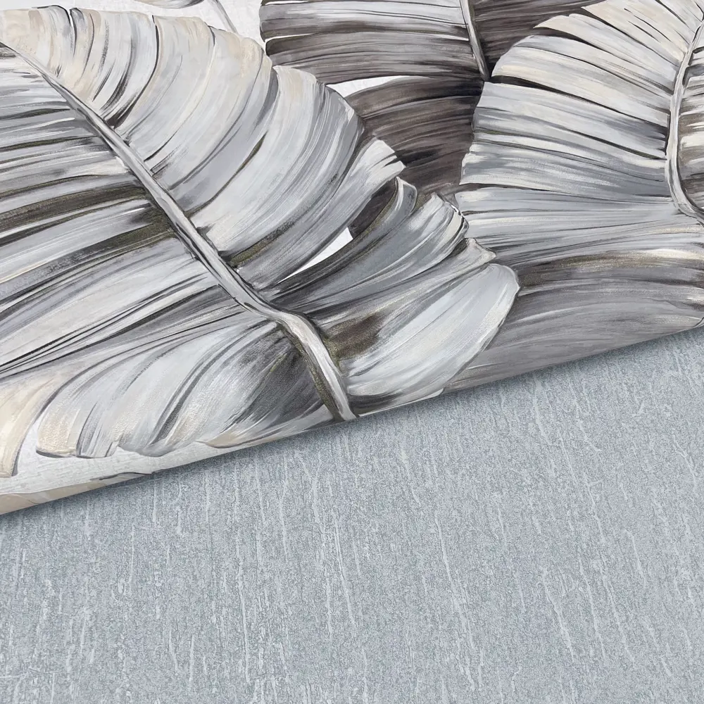 Erismann Bali: серые флизелиновые обои с растительным орнаментом 89420889 STLM-1563443 - Вид №3