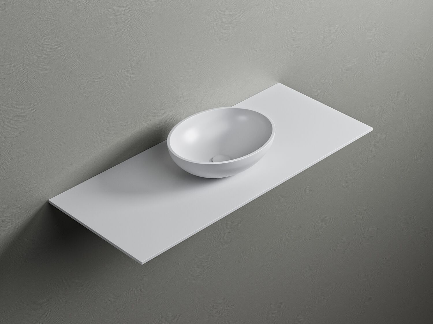 Овальная столешница из Corian® Acquapazza Corian ® elements ARCH-00022918