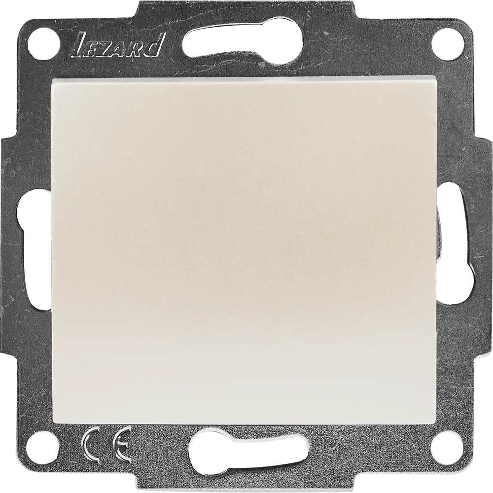 Выключатель Lezard Karina цвет жемчужный белый перламутровый STLM-2134710 - Вид №1