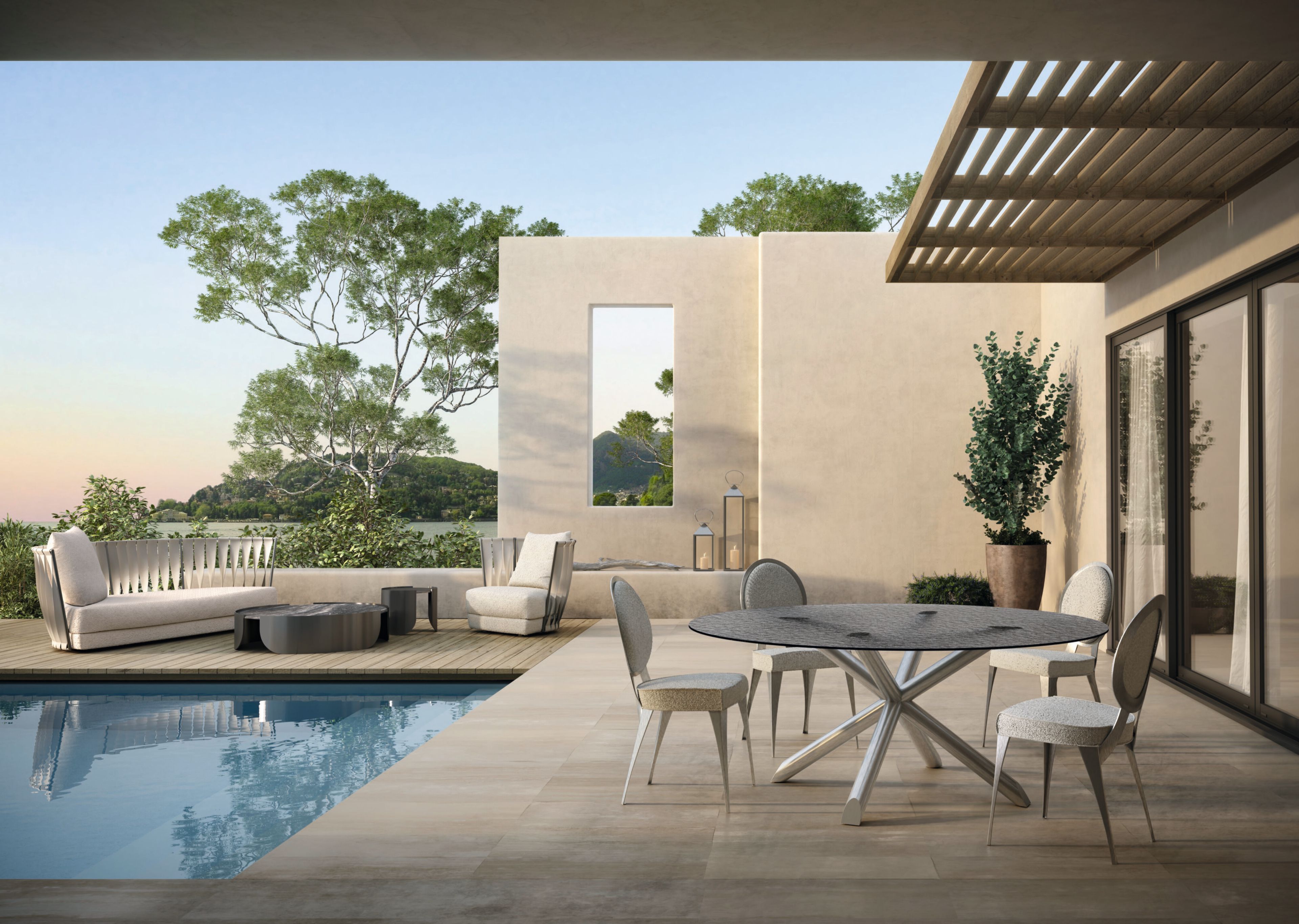 2-местный диван из искусственной кожи и ткани Cantori ARCH-00117079 - Вид №2