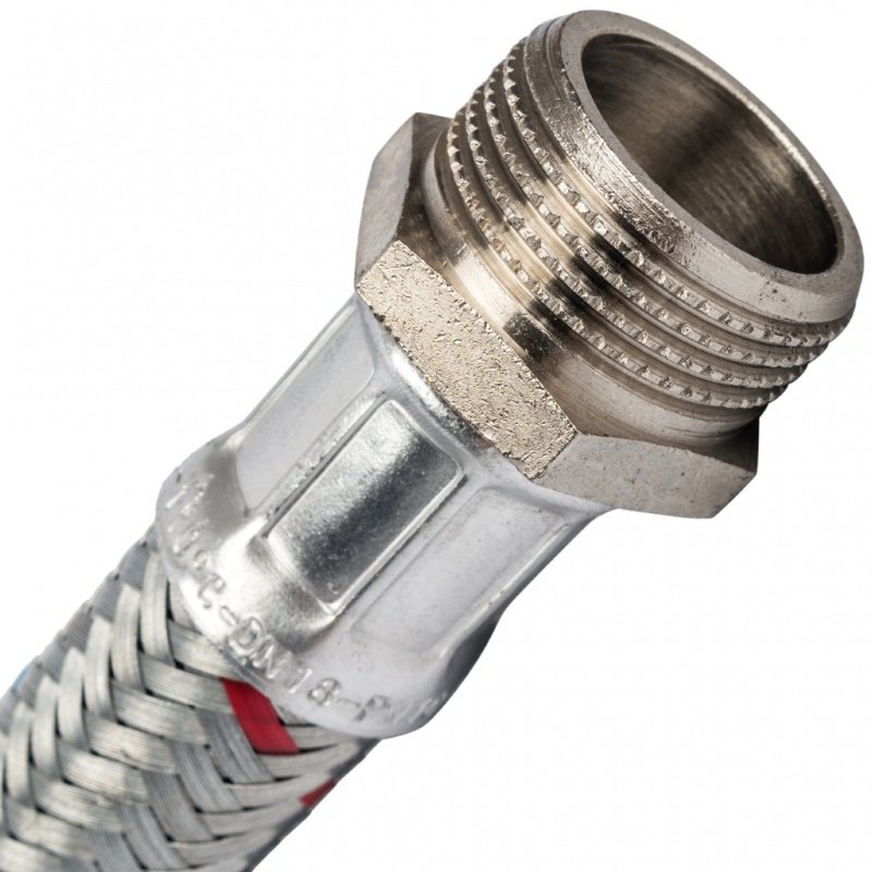 Гибкая подводка для воды НР 1"1/4 х ВР 1"1/4 STOUT - 1000 мм SHF0137323232 - Вид №2