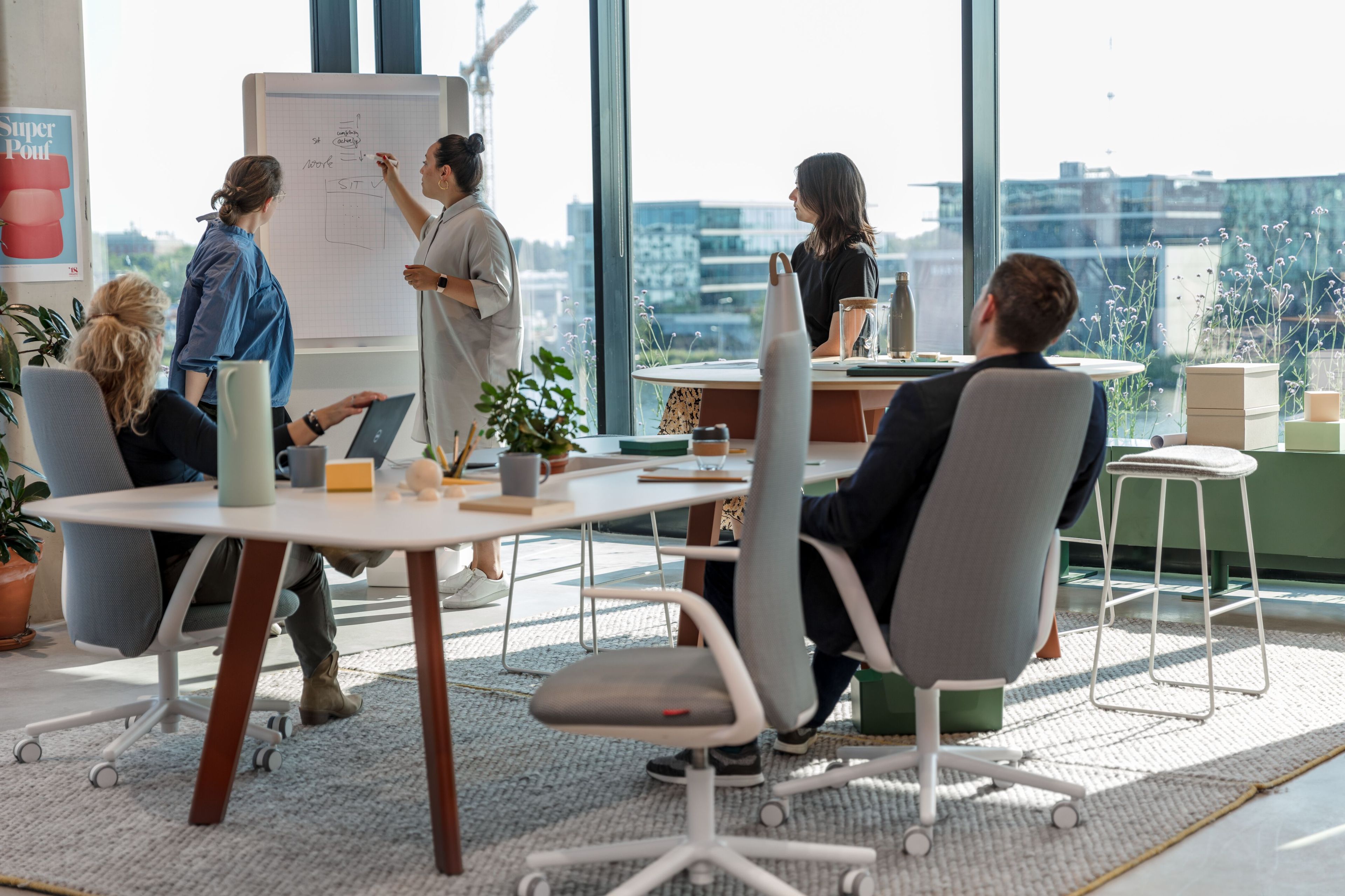 Офисное кресло с высокой спинкой Haworth NIA ARCH-00032055 - Вид №16