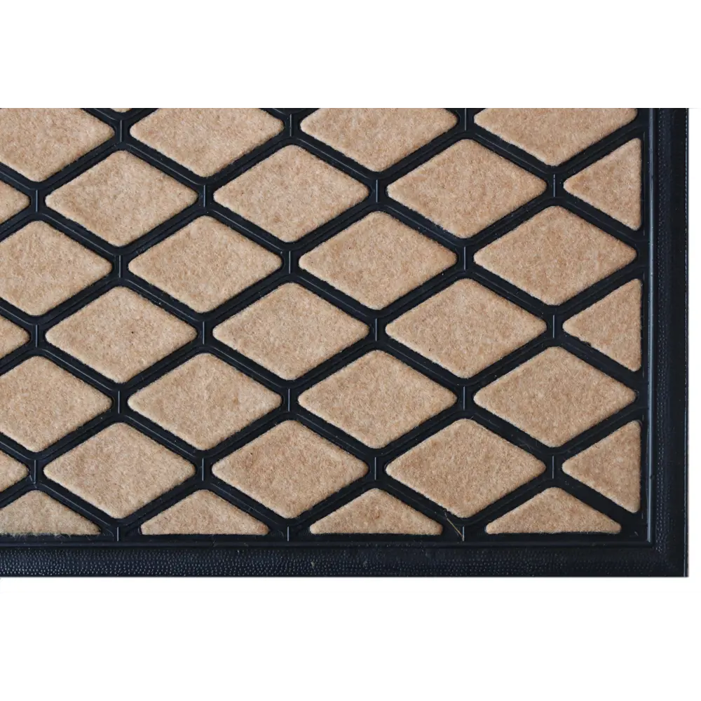 Коврик грязезащитный полиэстер Bali A2 45x75 см цвет бежевый Santreyd STLM-2159827 - Вид №2