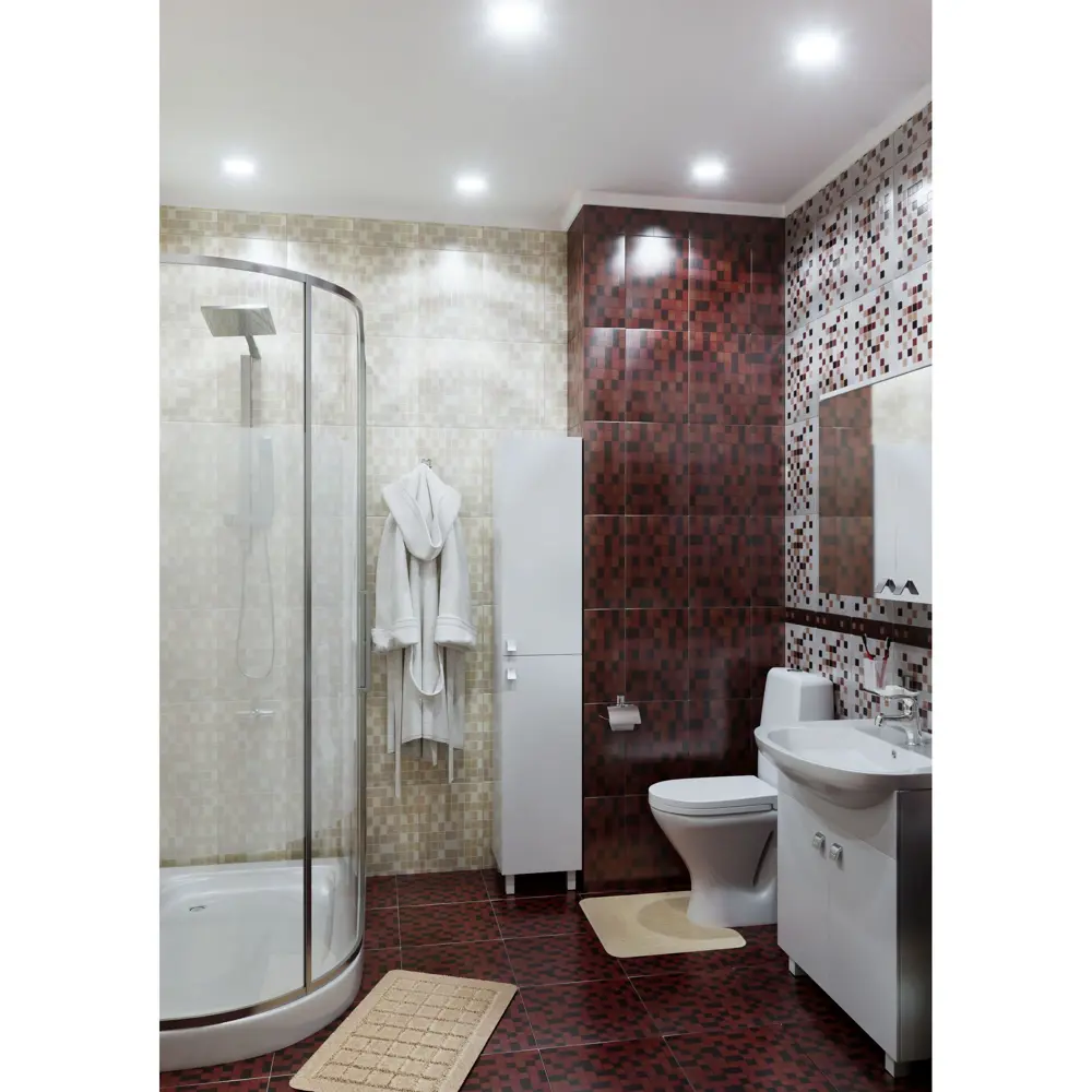 Плитка настенная Arabesque, цвет коричневый, 20х25 см, 1 м2 Santreyd STLM-2016294