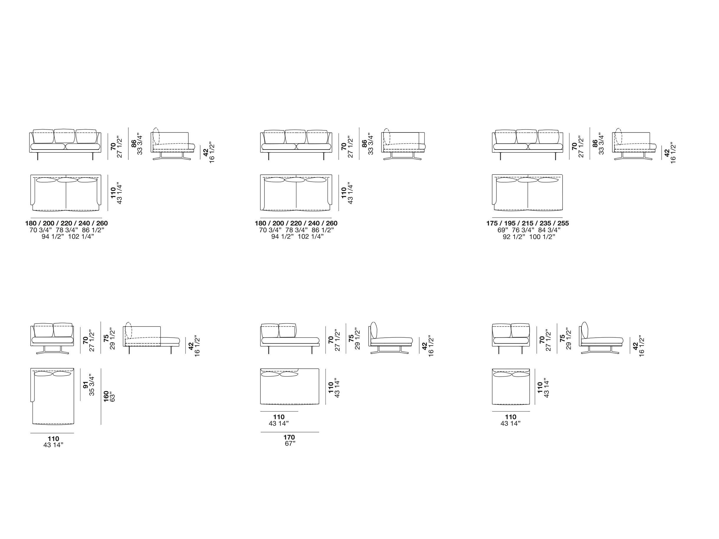 Секционный диван Alf DaFrè COPENAGHEN ARCH-00063243 - Вид №9
