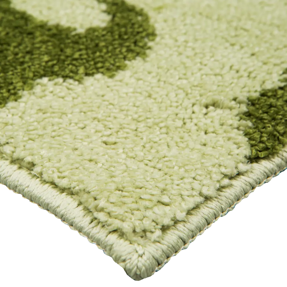 Коврик для ванной комнаты «Узоры» 50х80 см цвет зелёный MR PENGUIN STLM-2029303 - Вид №1