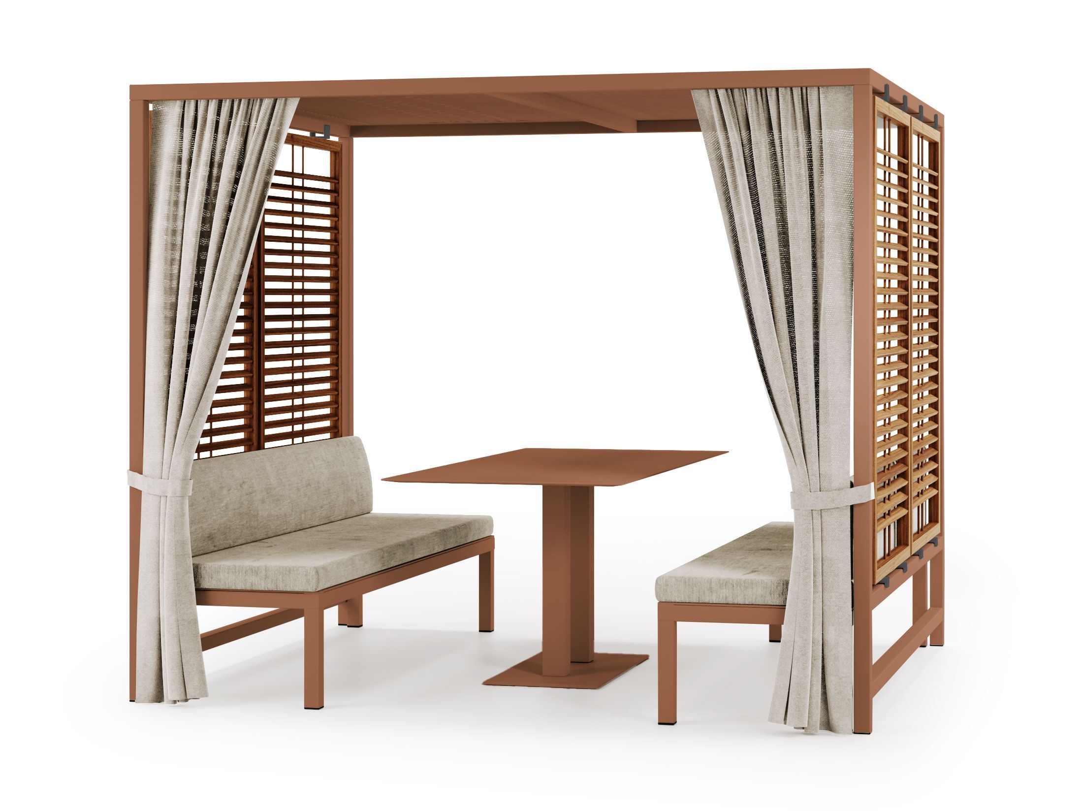 Алюминиевая беседка со столом Atmosphera альков ARCH-00084881