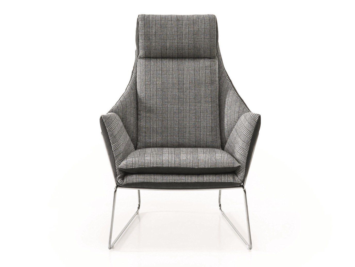 Кресло bergère из ткани с высокой спинкой Saba Italia Нью-Йорк ARCH-00039174 - Вид №1