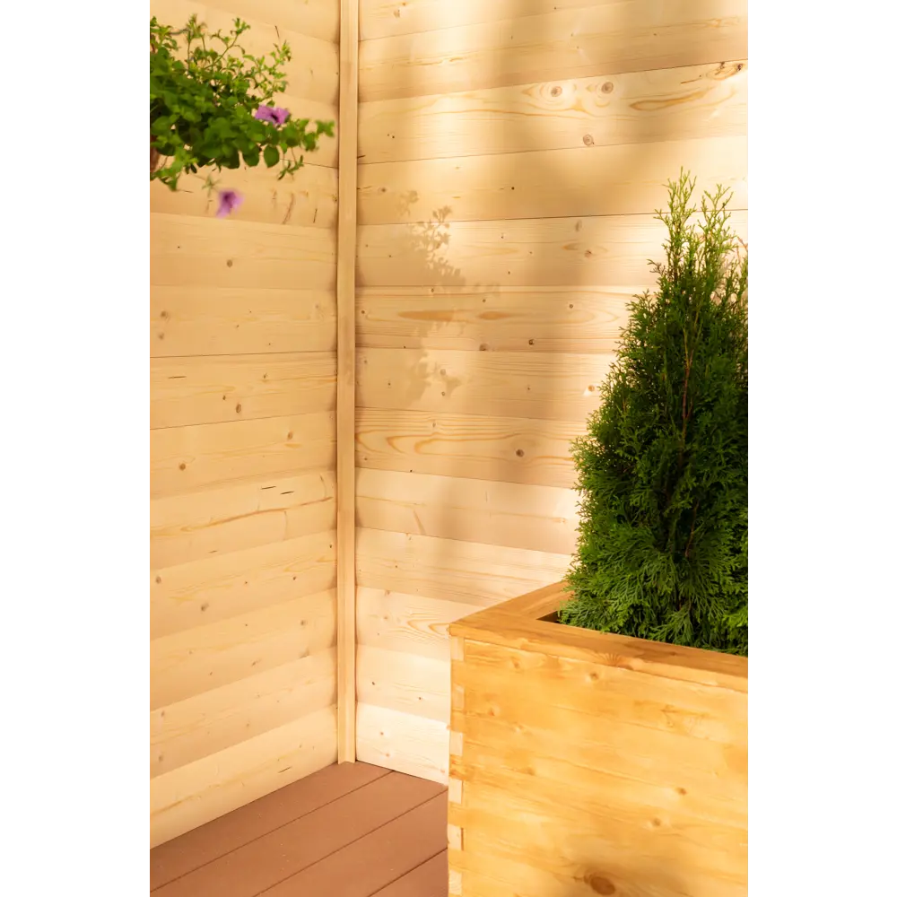 Блок-хаус Оптима 28x146x3000 мм хвоя Santreyd STLM-2122595 - Вид №7