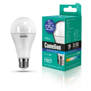 Светодиодная лампа Camelion LED15-A60/865/E27 12713