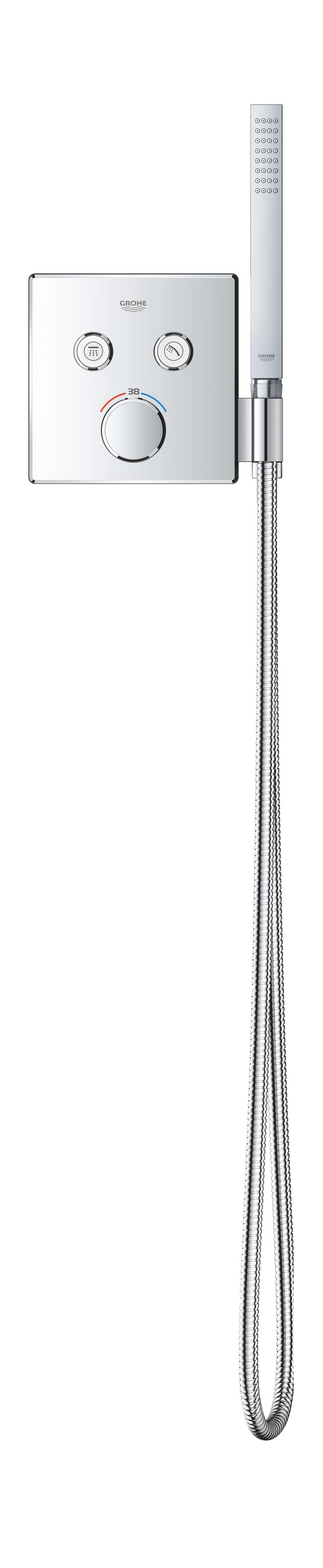 2-ходовой термостатический смеситель с держателем для душа Grohe Grohtherm SmartControl ARCH-00131450 - Вид №2
