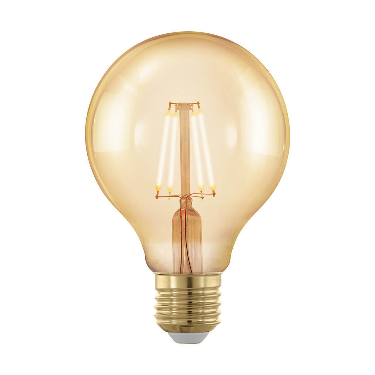 11692 Лампа светодиодная филаментная диммируемая E27 4W 1700К золотая Eglo LM_LED_E27